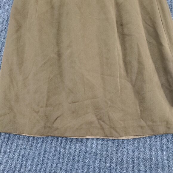 Vintage Tweeds Brand Womens Skirt Brown Size 10 Wool Blend 17" Length - Picture 8 of 12